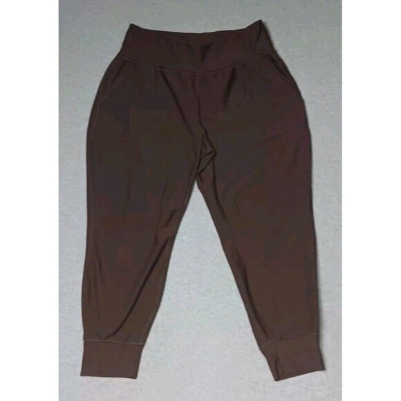 Old Navy Pants - Old Navy Activer Powersoft Go Dry High Rise Jogger XL Brown Athleisure Lounge